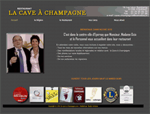 Tablet Screenshot of la-cave-a-champagne.com